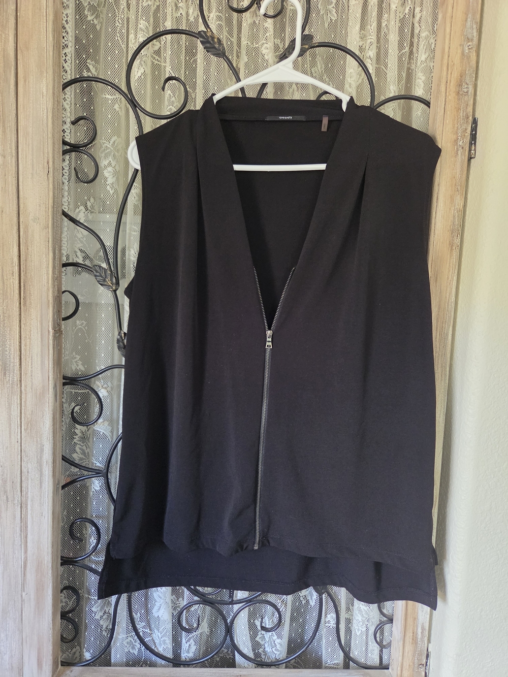 Tahari Black Dress Top - Classic Black